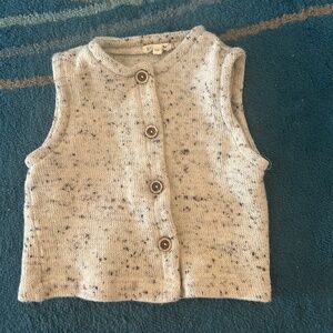 Siskin Magpie Baby & Kids Merino Wool Speckle Vest Size 1-2years